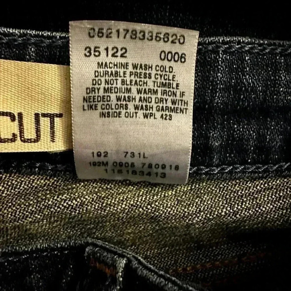 Levis 518 Superlow Boot Cut Jeans Juniors Size 7 M Blue - Picture 11 of 11